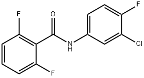 N-(3-Chloro-4-fluorophenyl)-2,6-difluorobenzamide, 97% 구조식 이미지