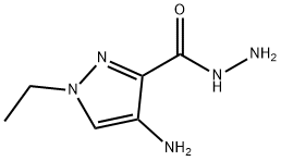 4-amino-1-ethyl-1H-pyrazole-3-carbohydrazide Structure