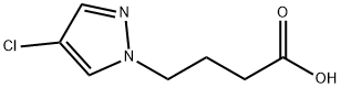 4-(4-Chloro-1H-pyrazol-1-yl)butanoic acid 구조식 이미지