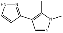 1,5-dimethyl-1H,1H-3,4-bipyrazole Structure