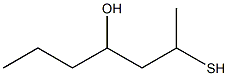 (+/-)-2-MERCAPTOHEPTAN-4-OL Structure