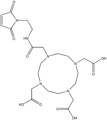 Maleimide-DOTA Structure