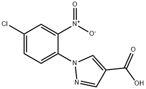 1-(4-Chloro-2-nitrophenyl)-1H-pyrazole-4-carboxylic acid Structure