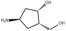 (1S,2S,4R)-4-amino-2-(hydroxymethyl)cyclopentan-1-ol Structure