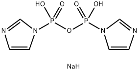 Disodium P1,P2-di(1-imidazolyl)pyrophosphate Structure