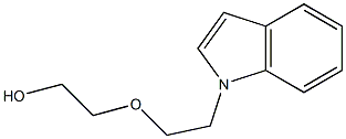 Ethanol,2-[2-(1H-indol-1-yl)ethoxy]- 구조식 이미지