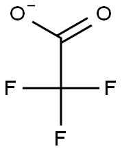 Trifluoroacetate  구조식 이미지