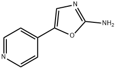 5-(Pyridin-4-yl)oxazol-2-amine 구조식 이미지