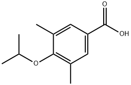 3,5-Dimethyl-4-isopropoxybenzoic acid Structure