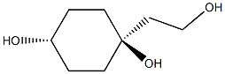 1,4-Cyclohexanediol,1-(2-hydroxyethyl)-, trans- Structure