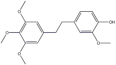 Phenol,2-methoxy-4-[2-(3,4,5-trimethoxyphenyl)ethyl]- Structure