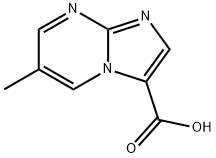 6-Methylimidazo[1,2-a]pyrimidine-3-carboxylic acid 구조식 이미지