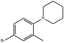 1-(4-Bromo-2-methylphenyl)piperidine 구조식 이미지