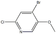 4-Bromo-2-chloro-5-methoxypyridine 구조식 이미지