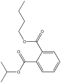 1,2-Benzenedicarboxylicacid, 1-butyl 2-propyl ester Structure