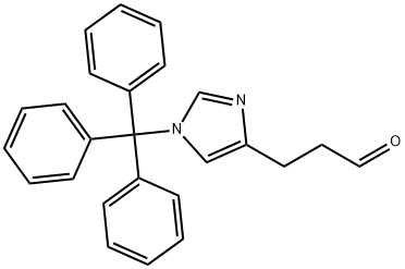 1H-Imidazole-4-propanal, 1-(triphenylmethyl)- Structure