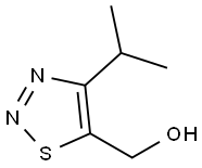 (4-Isopropyl-[1,2,3]thiadiazol-5-yl)-methanol Structure