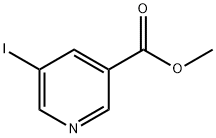 5-Iodo-nicotinic acid methyl ester 구조식 이미지