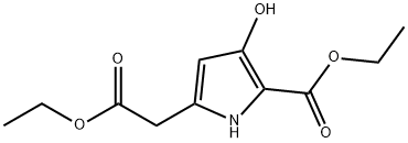 5-(carboxymethyl)-3-hydroxy-1H-pyrrole-2-carboxylic acid Structure