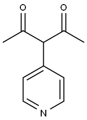 2,4-Pentanedione, 3-(4-pyridinyl)- Structure