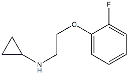 Cyclopropanamine, N-[2-(2-fluorophenoxy)ethyl]- Structure