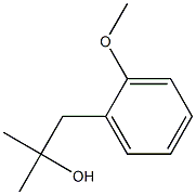1-(2-methoxyphenyl)-2-methylpropan-2-ol 구조식 이미지