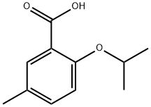 5-Methyl-2-isopropoxybenzoic acid 구조식 이미지