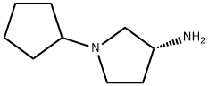 (R)-1-Cyclopentylpyrrolidin-3-amine Structure