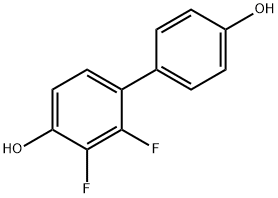 2,3-difluoro-4-(4-hydroxyphenyl)phenol Structure