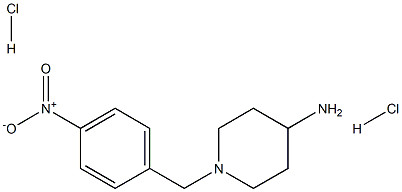 1-(4-Nitrobenzyl)piperidin-4-amine dihydrochloride Structure