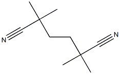 Hexanedinitrile,2,2,5,5-tetramethyl- Structure