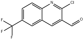 2-chloro-6-(trifluoromethyl)quinoline-3-carbaldehyde Structure