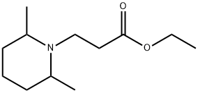 ethyl 3-(2,6-dimethylpiperidin-1-yl)propanoate 구조식 이미지