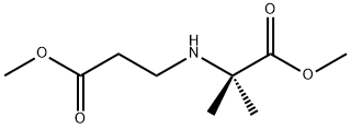 Alanine, N-(3-methoxy-3-oxopropyl)-2-methyl-, methyl ester Structure