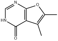 5,6-dimethylfuro[2,3-d]pyrimidin-4(3H)-one 구조식 이미지