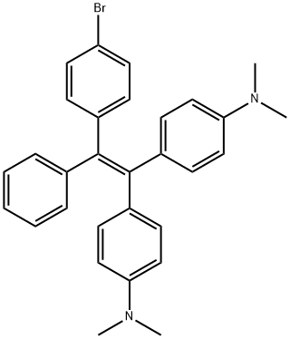 1,2-bis(4-diethylaminophenyl)-1-(4-bromophenyl)-2-phenylethene 구조식 이미지