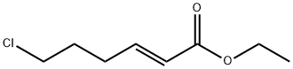 2-Hexenoic acid, 6-chloro-, ethyl ester, (2E)- 구조식 이미지