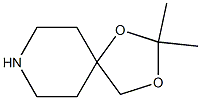 2,2-dimethyl-1,3-dioxa-8-azaspiro[4.5]decane Structure