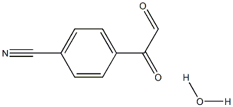 4-Cyanophenylglyoxal hydrate 구조식 이미지