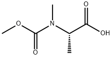 (2S)-2-[(methoxycarbonyl)(methyl)amino]propanoic acid Structure