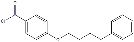 Benzoyl chloride, 4-(4-phenylbutoxy)- 구조식 이미지