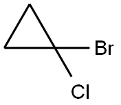 1-bromo- 1-chlorocyclopropane Structure