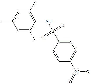 4-Nitro-N-(2,4,6-trimethylphenyl)benzenesulfonamide, 97% Structure