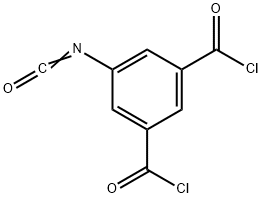5-isocyanatoisophthaloyl dichloride 구조식 이미지