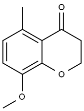 8-METHOXY-5-METHYL-3,4-DIHYDRO-2H-1-BENZOPYRAN-4-ONE Structure