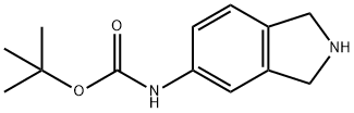 tert-butyl isoindolin-5-ylcarbamate Structure