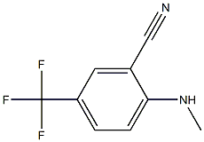 2-(Methylamino)-5-(trifluoromethyl)benzonitrile Structure