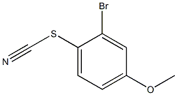 Thiocyanic acid, 2-bromo-4-methoxyphenyl ester 구조식 이미지