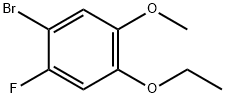 1-BROMO-4-ETHOXY-2-FLUORO-5-METHOXYBENZENE Structure