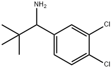 1-(3,4-DICHLOROPHENYL)-2,2-DIMETHYLPROPAN-1-AMINE Structure